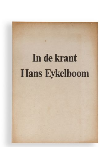 Hans Eijkelboom In de Krant 1747