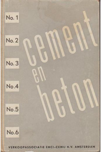 J.A. Zwolsman, Paul Schuitema Cement en beton no.1-6 587